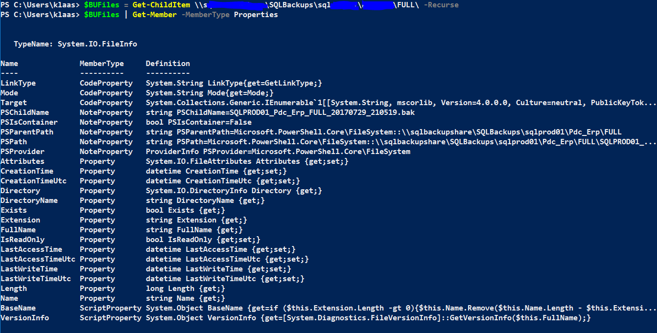 File properties