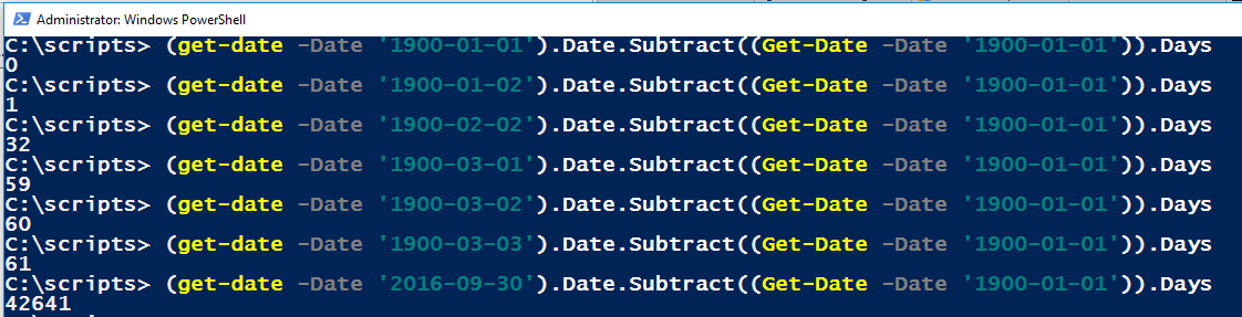 PowerShellDateKey